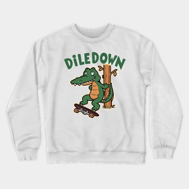 Dile Down Crewneck Sweatshirt by OldSchoolRetro